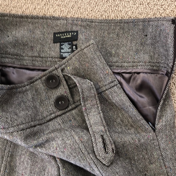 Sanctuary brown tweed slacks - Picture 3 of 5